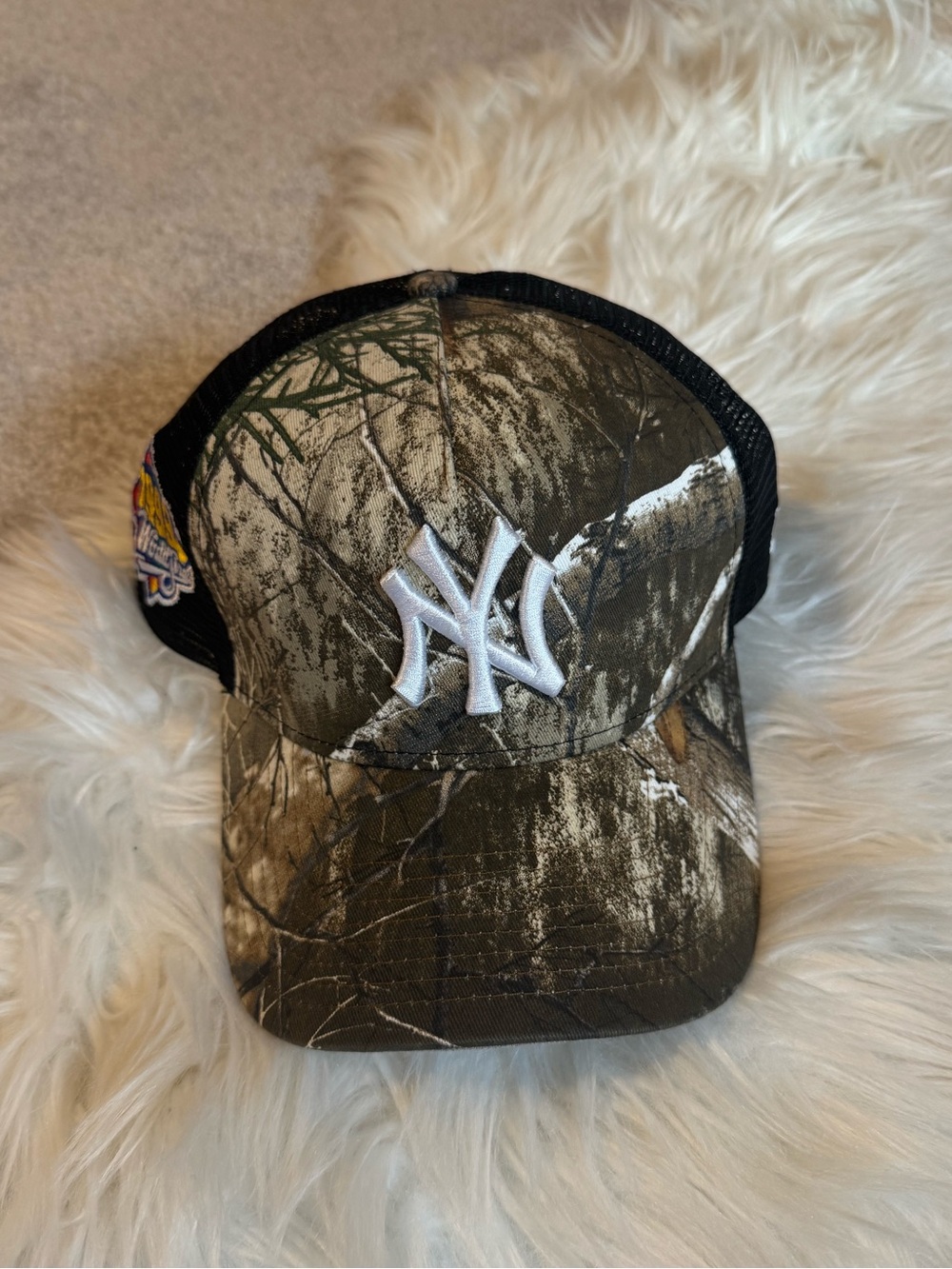 Camo Yankees Baseball Hat